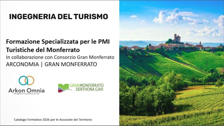 Ingegneria del Turismo: perché il futuro dell’ospitalità nel Monferrato passa da competenze, governance e visione internazionale